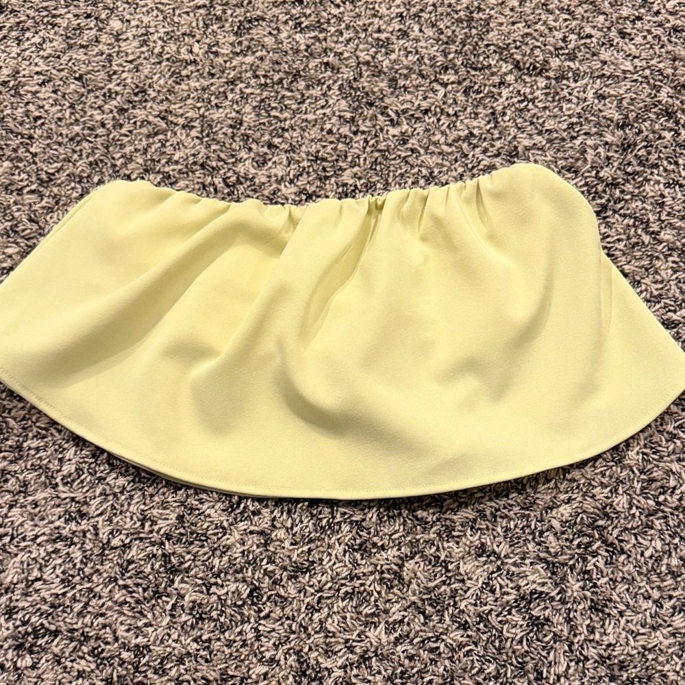 Elegant Yellow Women's tube top